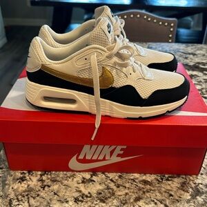Nike Air Max SC - Gold, black and white
